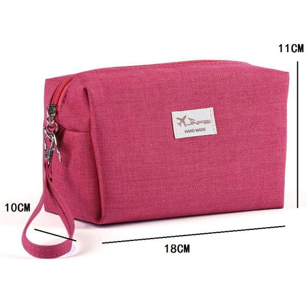 Canvas Toiletry Clutch