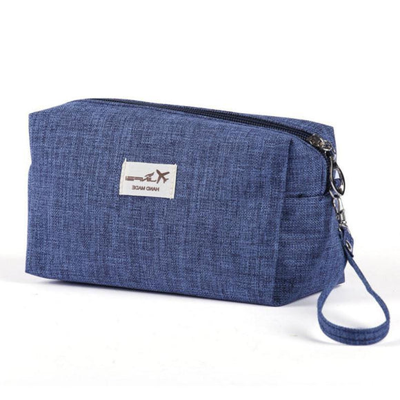 Canvas Toiletry Clutch