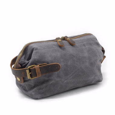 Leather Travel Toiletry Bag