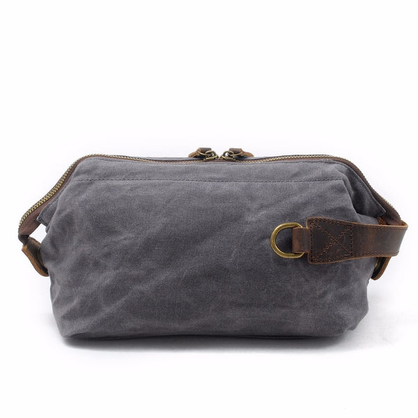 Leather Travel Toiletry Bag