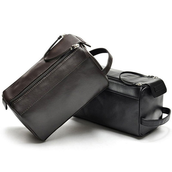 Waterproof Leather Toiletry Kit