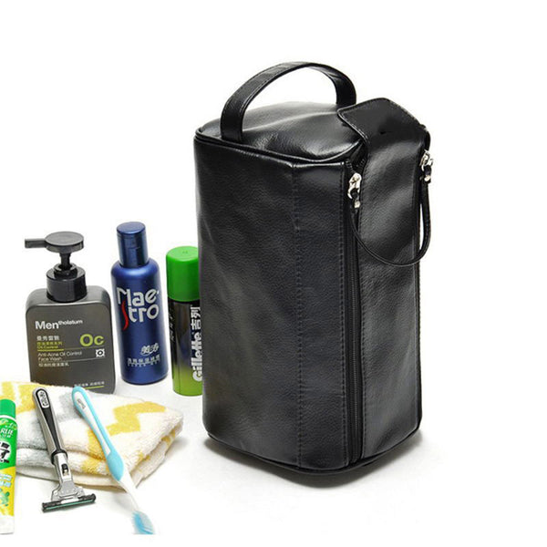 Waterproof Leather Toiletry Kit