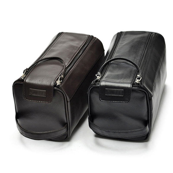 Waterproof Leather Toiletry Kit