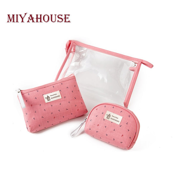 3pcs Fashion Cosmetic Pouch