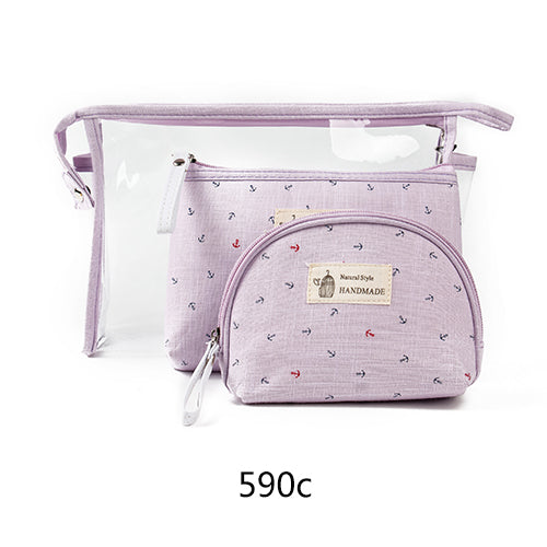 3pcs Fashion Cosmetic Pouch