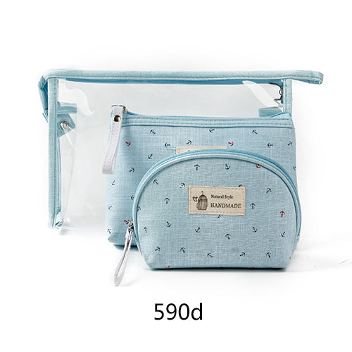 3pcs Fashion Cosmetic Pouch