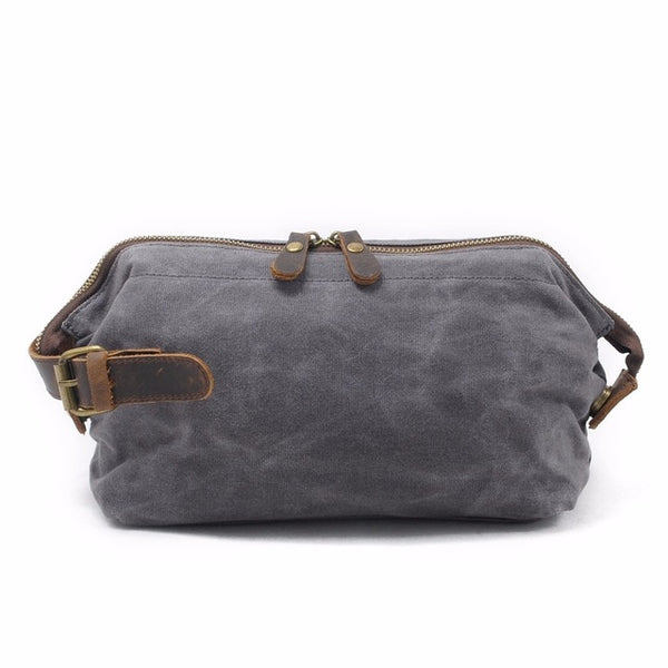 Leather Travel Toiletry Bag
