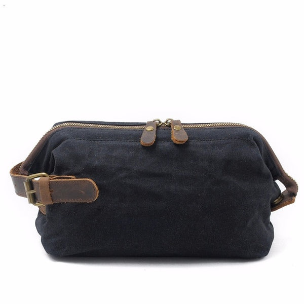 Leather Travel Toiletry Bag