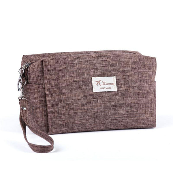 Canvas Toiletry Clutch
